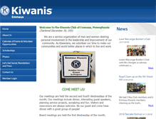 Tablet Screenshot of emmauskiwanis.org